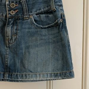 Denim miniskirt